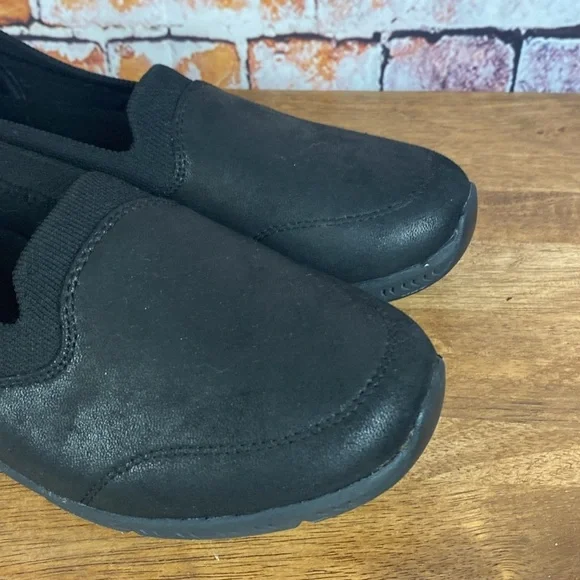 Skechers Women's Black BE-COOL Warmhearts Slip On Comfort Loafers Sz 10 - Picture 5 of 14